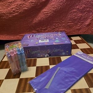 Mermaid Party Favors Kit (Slime, Bubbles & Bags)